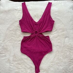 Magenta Bodysuit